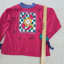 Load image into Gallery viewer, Vintage Clock Girly Long Sleeve 5t/6
