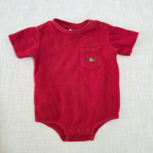 Load image into Gallery viewer, Vintage ABC Embroidered Romper 6-9 months
