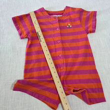 Load image into Gallery viewer, Vintage Striped Flower Romper 4t/5t
