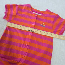 Load image into Gallery viewer, Vintage Striped Flower Romper 4t/5t
