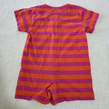 Load image into Gallery viewer, Vintage Striped Flower Romper 4t/5t

