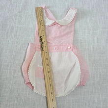 Load image into Gallery viewer, Vintage Pink Gingham Sunsuit 9 months
