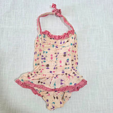 Load image into Gallery viewer, Vintage Math Fruit Pattern Sunsuit 9-12 months
