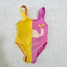Load image into Gallery viewer, Vintage Elephant Color Block Swimsuit 3-6 months
