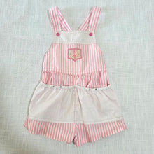Load image into Gallery viewer, Vintage Nautical Pink Striped Romper 18-24 months
