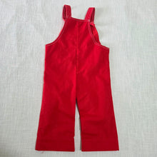 Load image into Gallery viewer, Vintage Dog Pull-Toy Overalls 18 months
