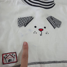 Load image into Gallery viewer, Vintage Puppy Face Cropped Shirt 6-12 months
