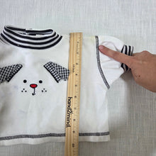 Load image into Gallery viewer, Vintage Puppy Face Cropped Shirt 6-12 months
