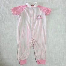 Load image into Gallery viewer, Vintage Kitty Pink Pantsuit PJs 6-9 months
