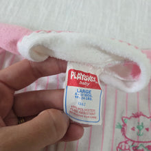 Load image into Gallery viewer, Vintage Kitty Pink Pantsuit PJs 6-9 months
