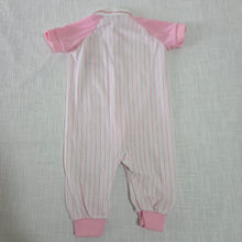 Load image into Gallery viewer, Vintage Kitty Pink Pantsuit PJs 6-9 months
