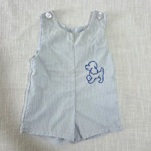 Load image into Gallery viewer, Vintage Puppy Striped Jon Jon 3-6 months
