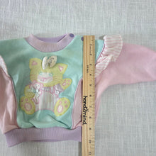 Load image into Gallery viewer, Vintage Kitty Pastel Color Block Sweater 3-6 months
