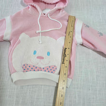 Load image into Gallery viewer, Vintage Kitty Pink Hoodie 18 months
