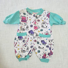 Load image into Gallery viewer, Vintage Cats &amp; Dogs Bodysuit 0-3 months
