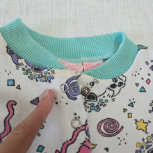 Load image into Gallery viewer, Vintage Cats &amp; Dogs Bodysuit 0-3 months
