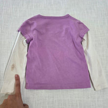 Load image into Gallery viewer, Y2k Puppy Purple Long Sleeve 3t

