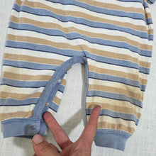 Load image into Gallery viewer, Vintage Oshkosh Dog Striped Bodysuit 12 months
