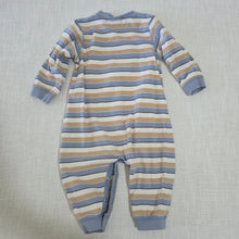 Load image into Gallery viewer, Vintage Oshkosh Dog Striped Bodysuit 12 months
