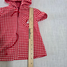 Load image into Gallery viewer, Vintage 60s/70s Puppy Gingham Swim Cover 2t
