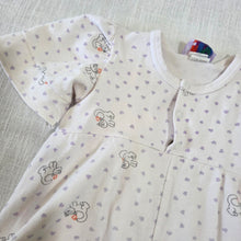 Load image into Gallery viewer, Vintage Kitties + Hearts Romper 2t *flaw
