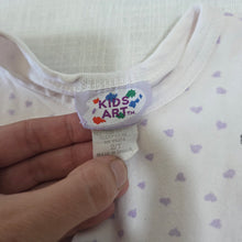 Load image into Gallery viewer, Vintage Kitties + Hearts Romper 2t *flaw
