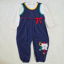 Load image into Gallery viewer, Vintage Healthtex Kitty Color Pop Cotton Bodysuit 24 months
