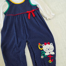 Load image into Gallery viewer, Vintage Healthtex Kitty Color Pop Cotton Bodysuit 24 months
