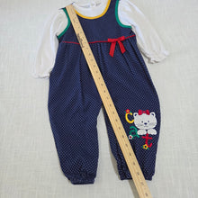 Load image into Gallery viewer, Vintage Healthtex Kitty Color Pop Cotton Bodysuit 24 months
