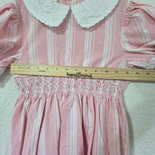 Load image into Gallery viewer, Vintage Polly Flinders Smocked Striped Dress kids 8
