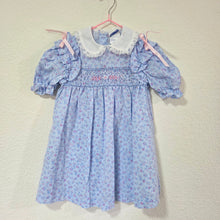 Load image into Gallery viewer, Vintage Princess Anne Floral Smocked Dress 2t/3t

