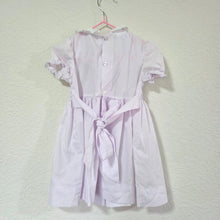 Load image into Gallery viewer, Vintage Polly Flinders Smocked Lavender Dress 2t/3t
