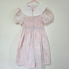 Load image into Gallery viewer, Vintage Polly Flinders Floral Smocked Dress kids 7
