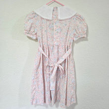 Load image into Gallery viewer, Vintage Polly Flinders Floral Smocked Dress kids 7
