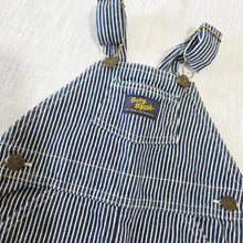 Load image into Gallery viewer, Vintage 90s Oshkosh Engineer Striped Shortalls 18 months

