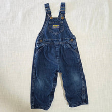 Load image into Gallery viewer, Vintage 80s Oshkosh Denim Overalls 18-24 months
