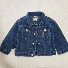 Load image into Gallery viewer, Vintage Oshkosh Flag Jean Jacket 2t
