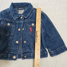 Load image into Gallery viewer, Vintage Oshkosh Flag Jean Jacket 2t
