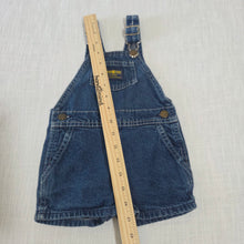 Load image into Gallery viewer, Vintage 80s Oshkosh Denim Shortalls 12 months
