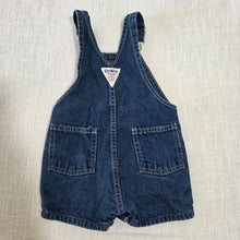 Load image into Gallery viewer, Vintage 80s Oshkosh Denim Shortalls 12 months

