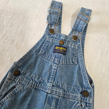 Load image into Gallery viewer, Vintage 80s Oshkosh Denim Overalls 4t
