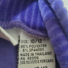 Load image into Gallery viewer, Vintage Velour Ribbed Purple Shirt kids 8/10
