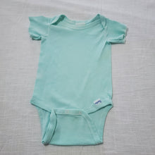 Load image into Gallery viewer, Vintage Mint Romper 6 months
