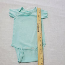 Load image into Gallery viewer, Vintage Mint Romper 6 months
