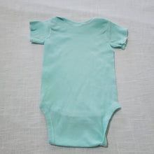 Load image into Gallery viewer, Vintage Mint Romper 6 months
