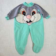 Load image into Gallery viewer, Vintage 90s Thumper Footed Bodysuit/PJs 9 months

