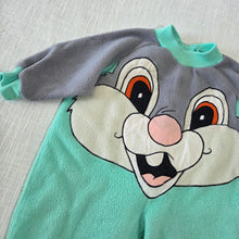 Load image into Gallery viewer, Vintage 90s Thumper Footed Bodysuit/PJs 9 months
