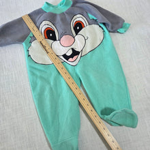 Load image into Gallery viewer, Vintage 90s Thumper Footed Bodysuit/PJs 9 months
