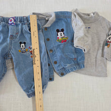 Load image into Gallery viewer, Vintage 90s Baby Mickey 3-Piece Set 6-9 months
