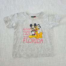 Load image into Gallery viewer, Vintage 90s Mickey + Pluto Florida Tee 18-24 months
